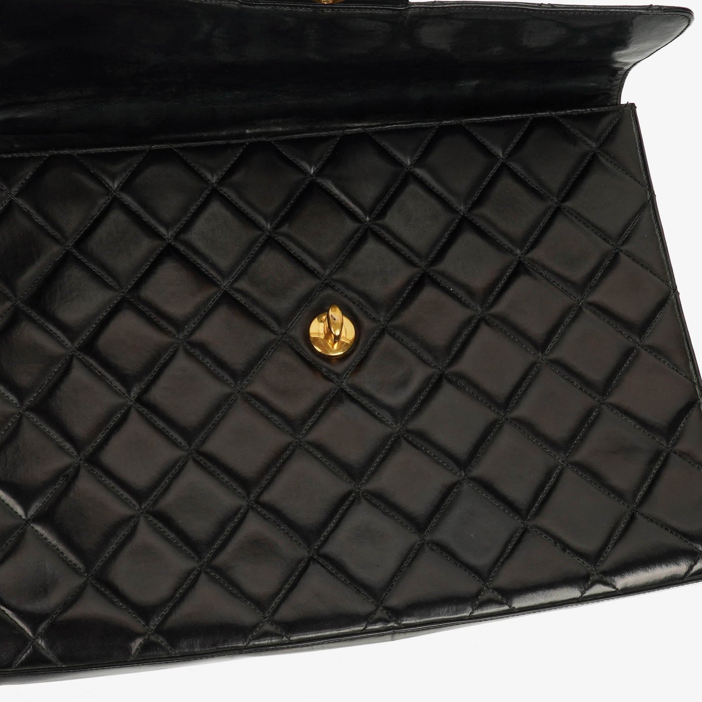 Chanel CC Maxi Logo Black Briefcase