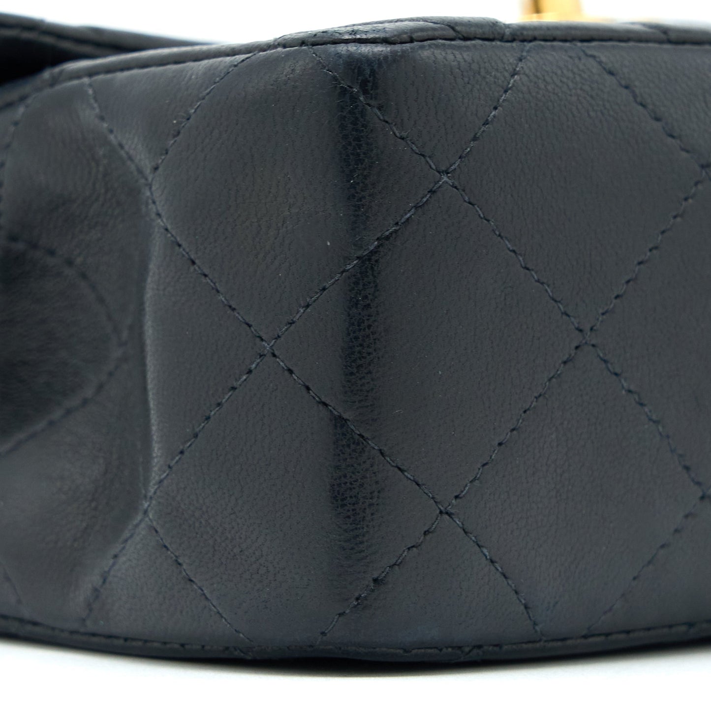 Chanel  Square Flap Bag Lambskin Black