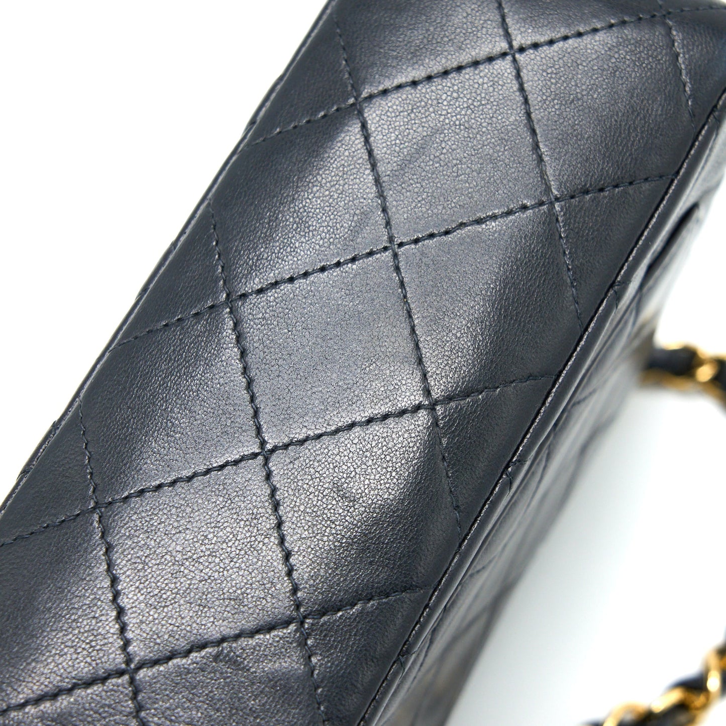 Chanel  Square Flap Bag Lambskin Black