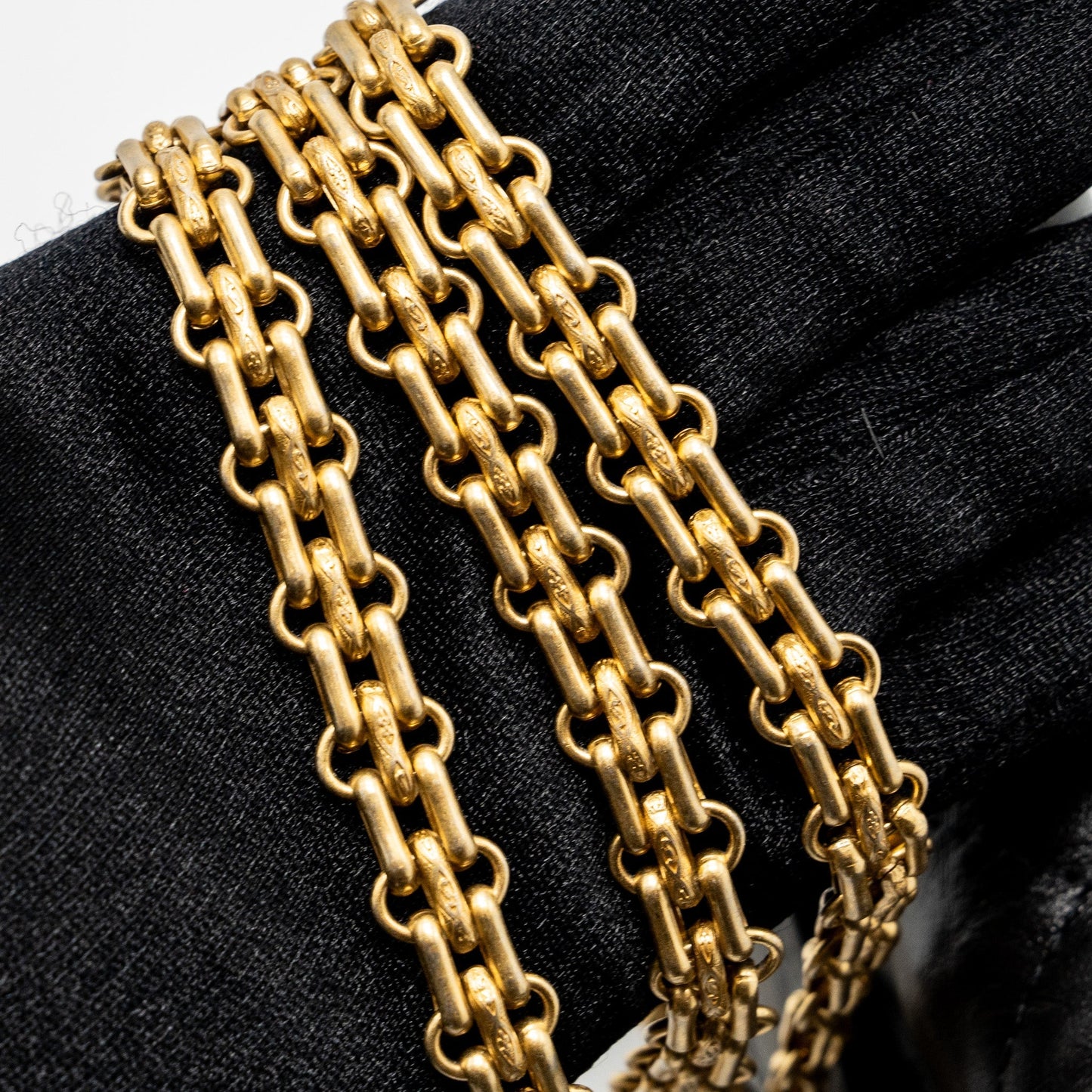 Chanel 2.55 Wallet on Chain Aged Calfskin Black Brushed  (Microchip)