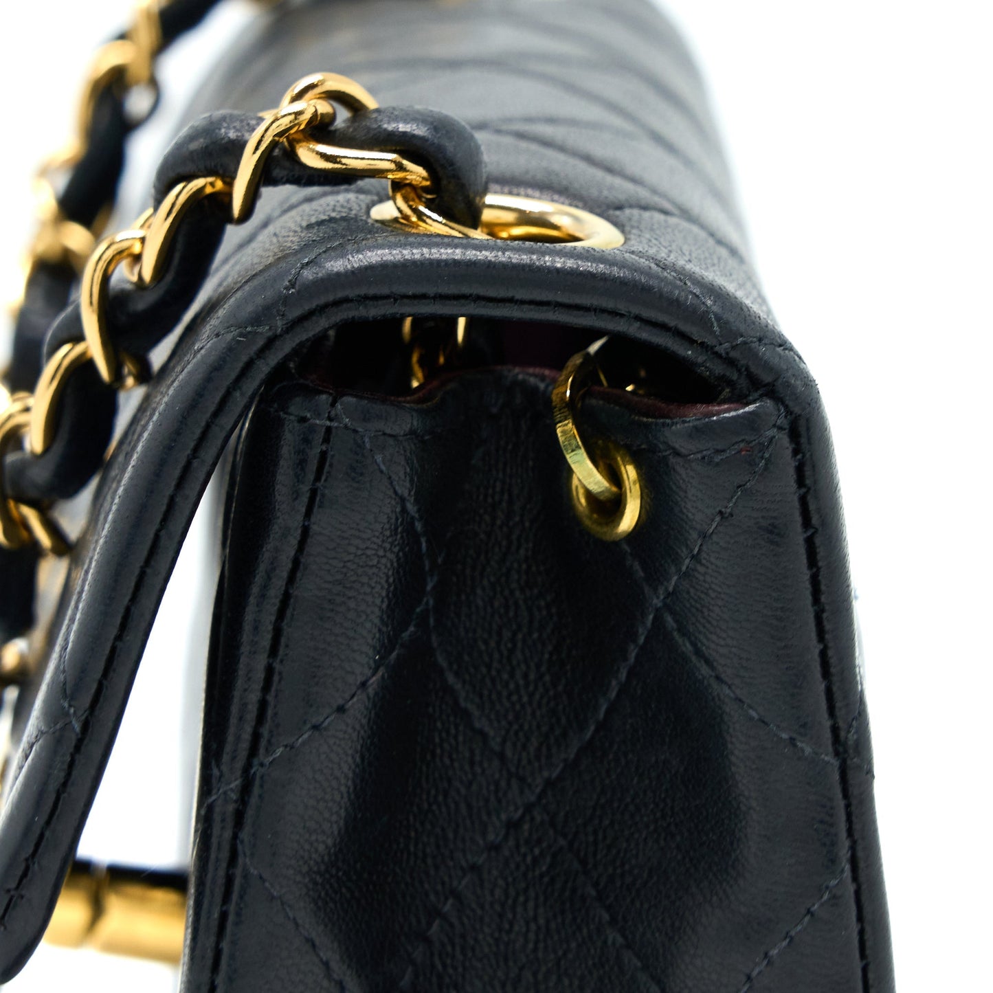 Chanel  Square Flap Bag Lambskin Black