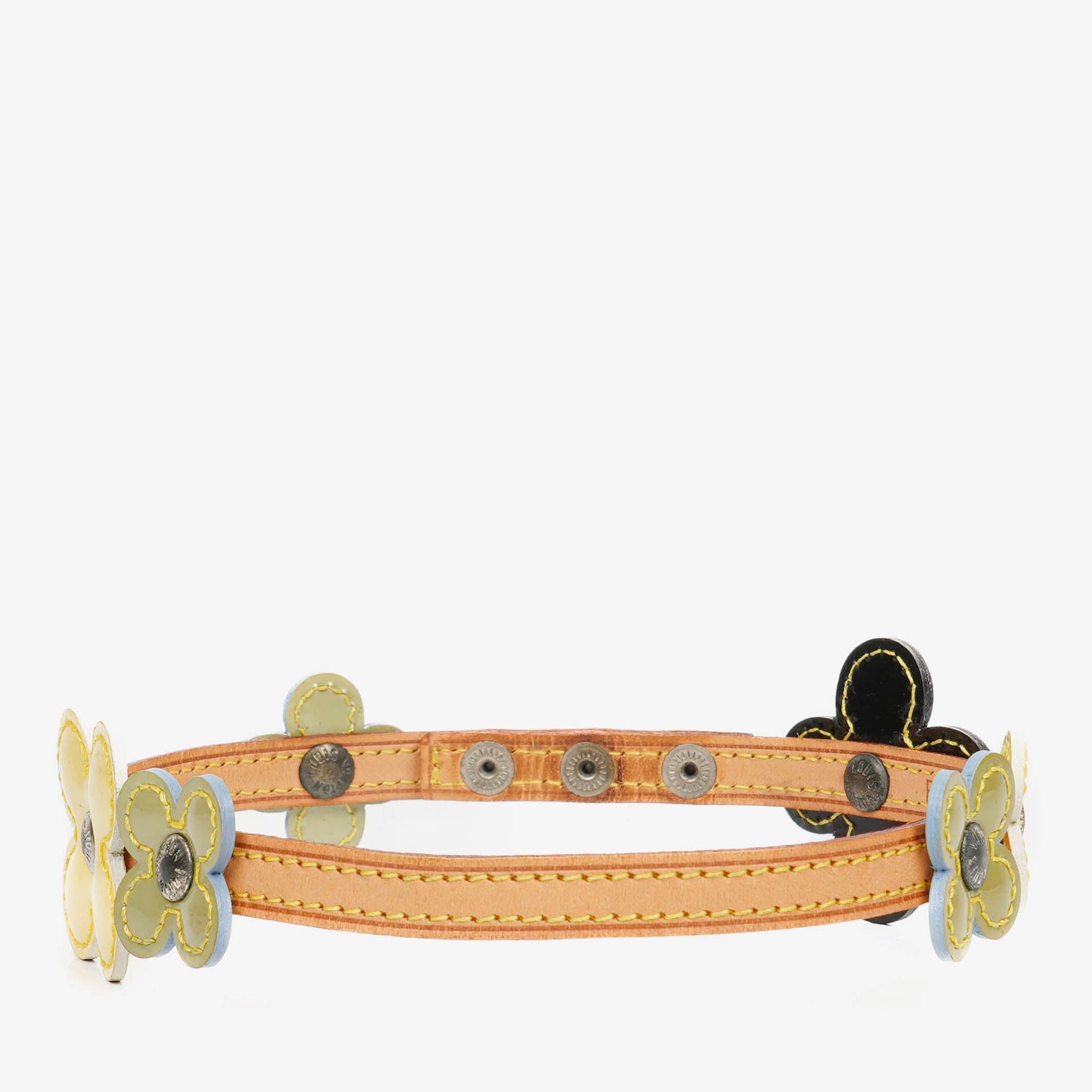 Louis Vuitton Monogram Vernis Lexington Fleurs Wrap Bracelet