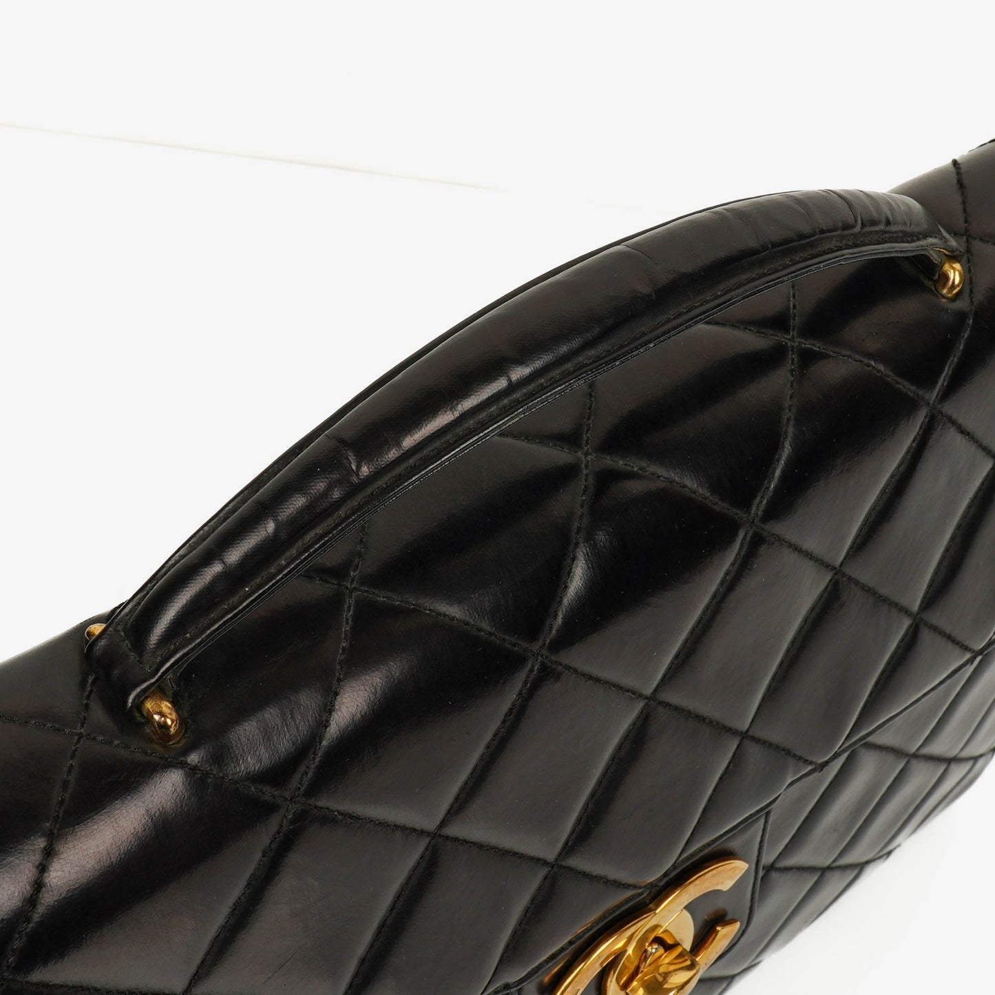 Chanel CC Maxi Logo Black Briefcase