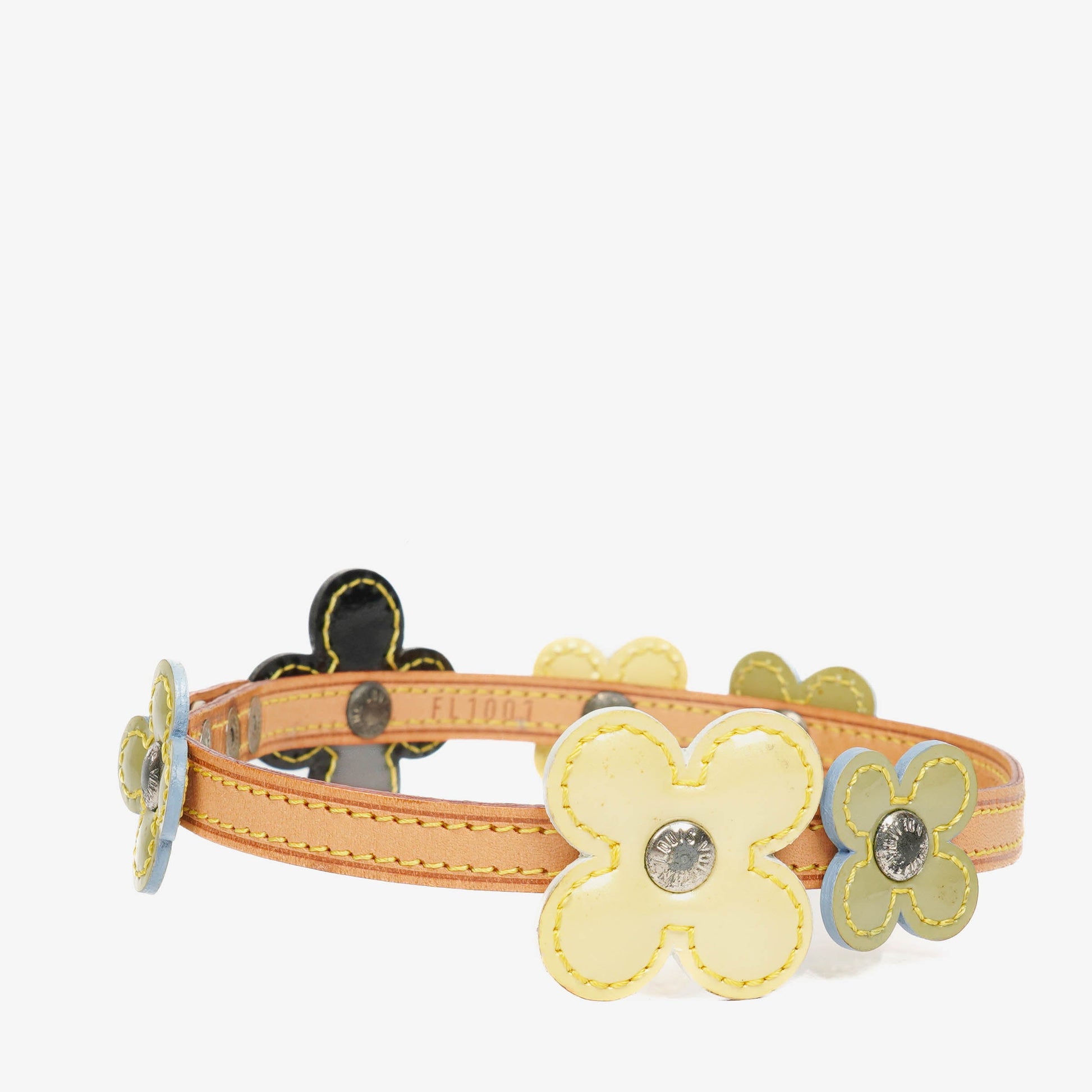 Louis Vuitton Monogram Vernis Lexington Fleurs Wrap Bracelet