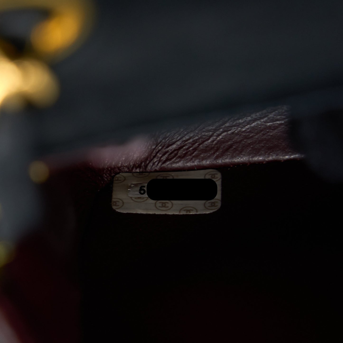 Chanel  Square Flap Bag Lambskin Black