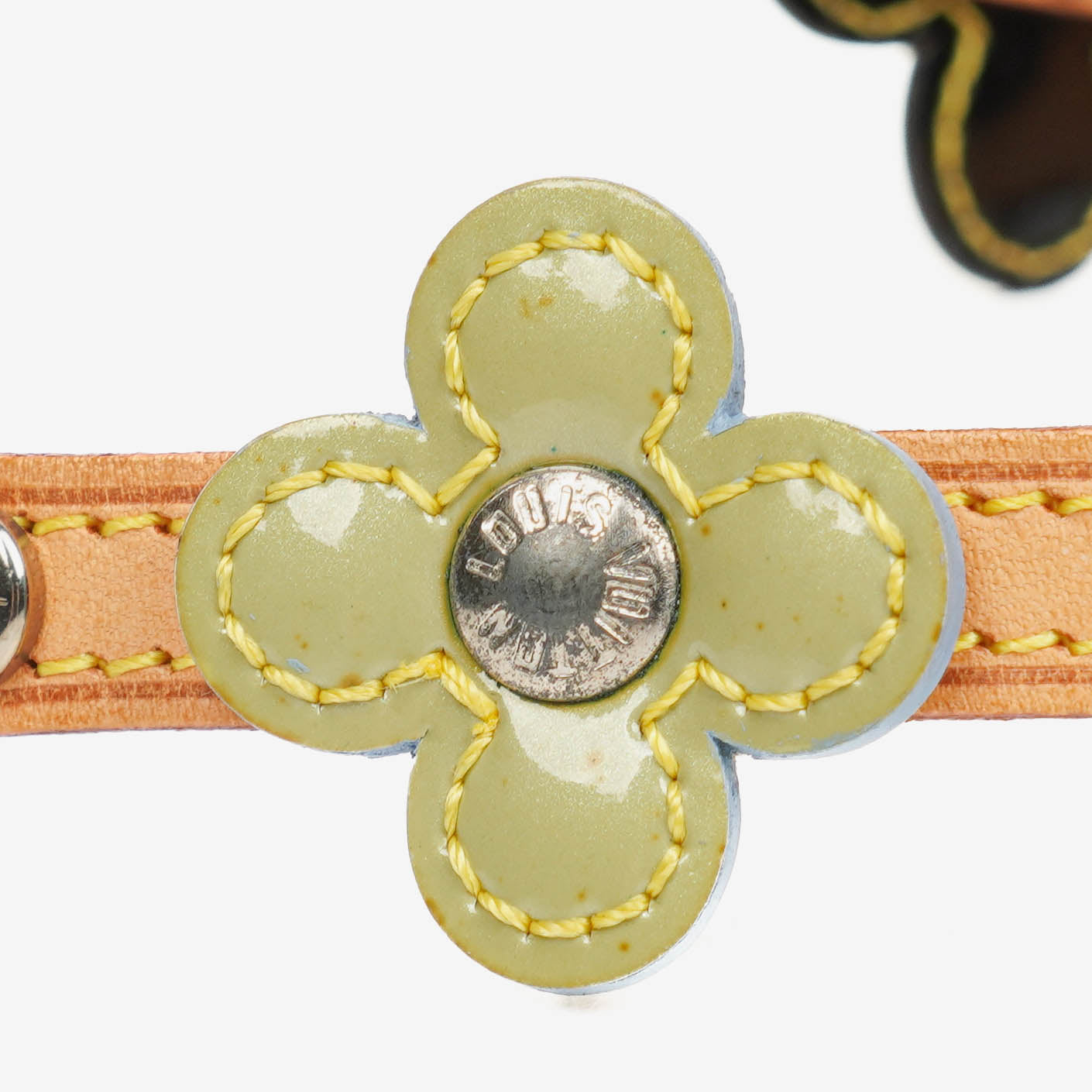 Louis Vuitton Monogram Vernis Lexington Fleurs Wrap Bracelet