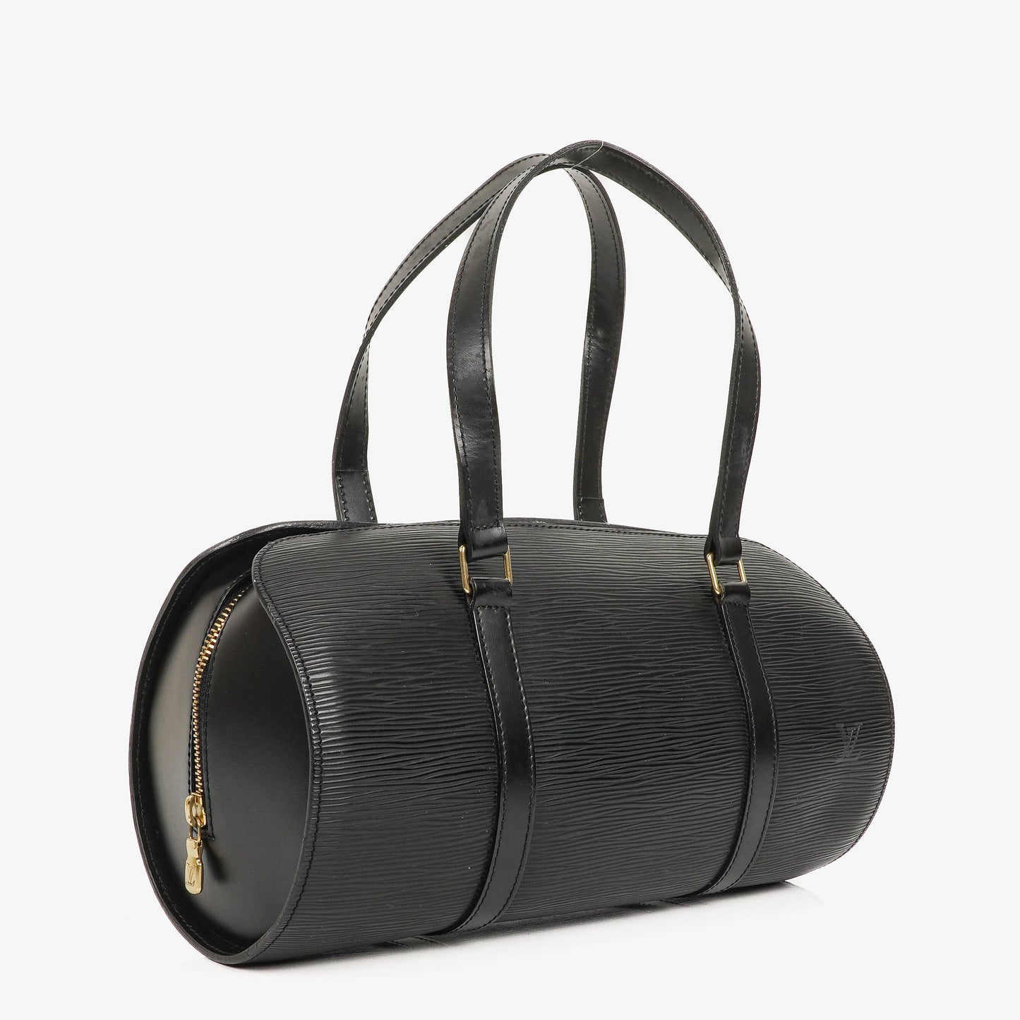 Louis Vuitton Soufflot Black EPI Leather Handbag