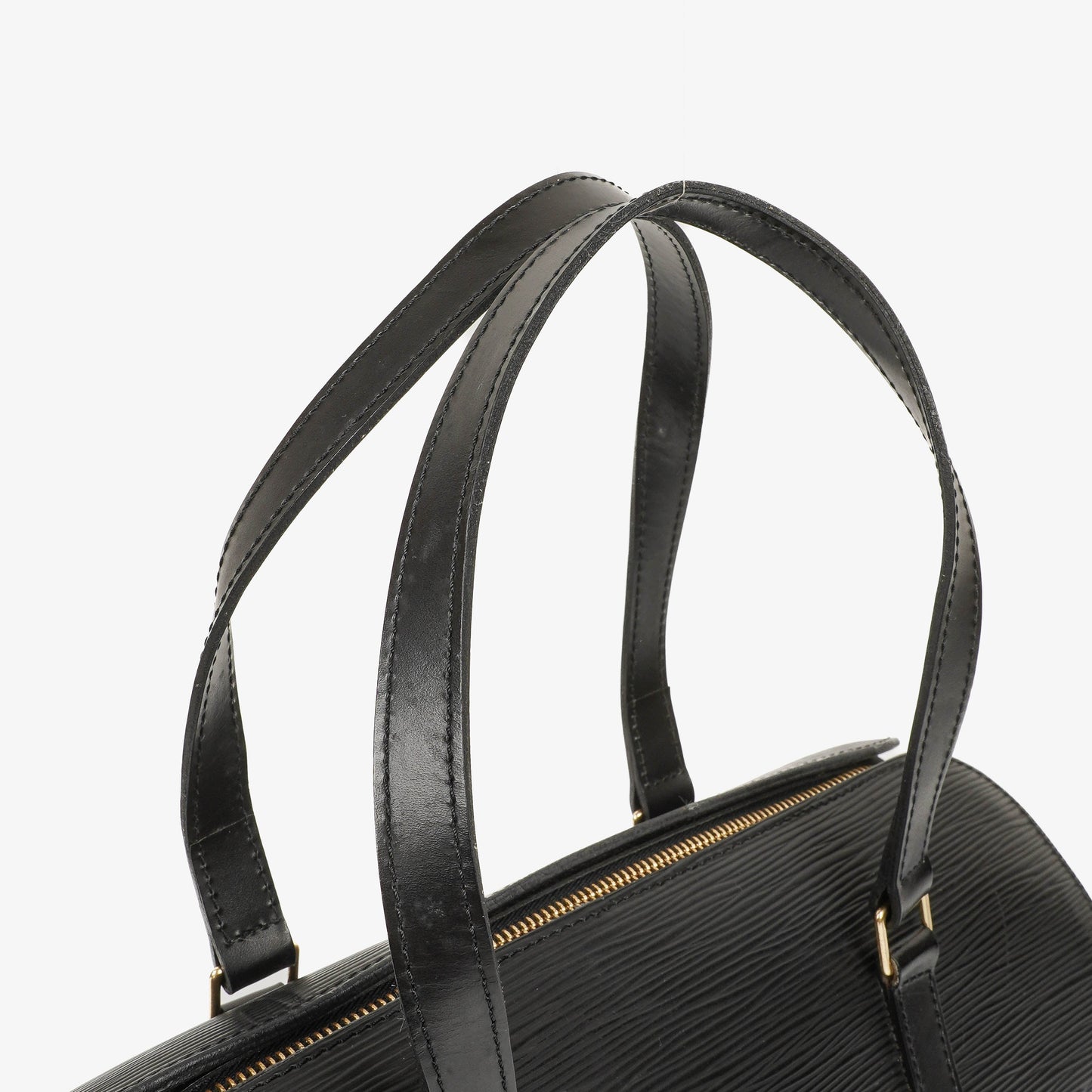 Louis Vuitton Soufflot Black EPI Leather Handbag
