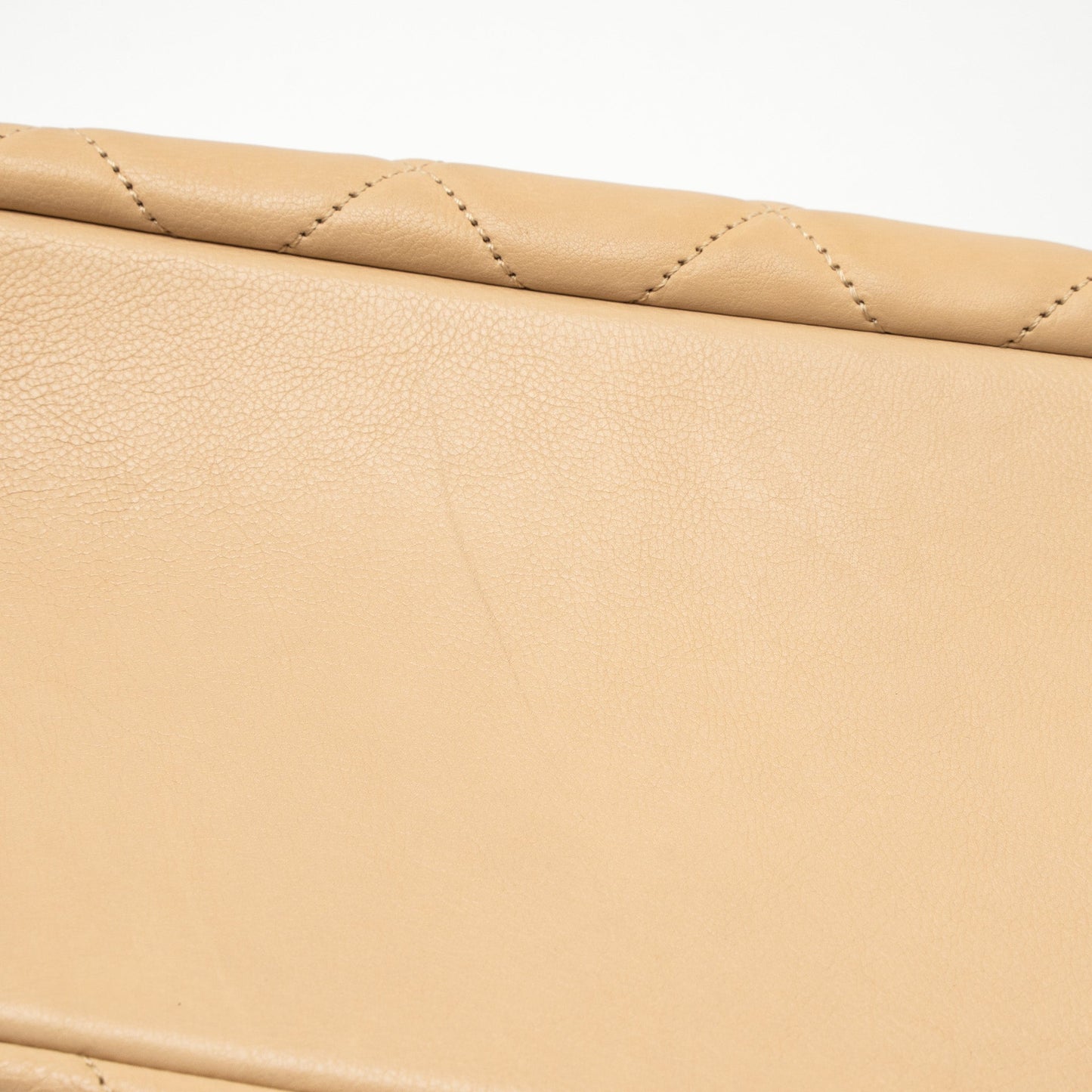 Chanel Shopping Tote Calfskin Beige
