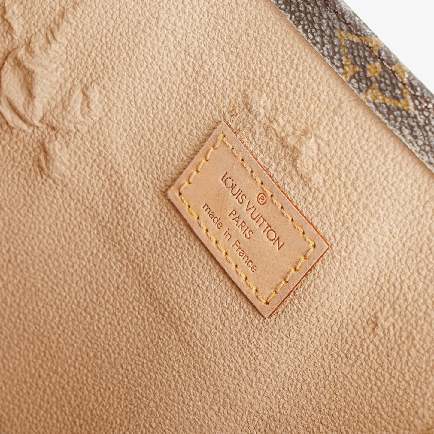 Louis Vuitton Sac Plat Monogram Canvas Bag