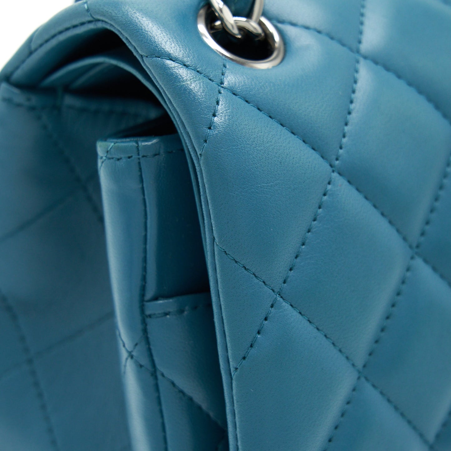 Chanel Jumbo Classic Double Flap Bag Lambskin Green