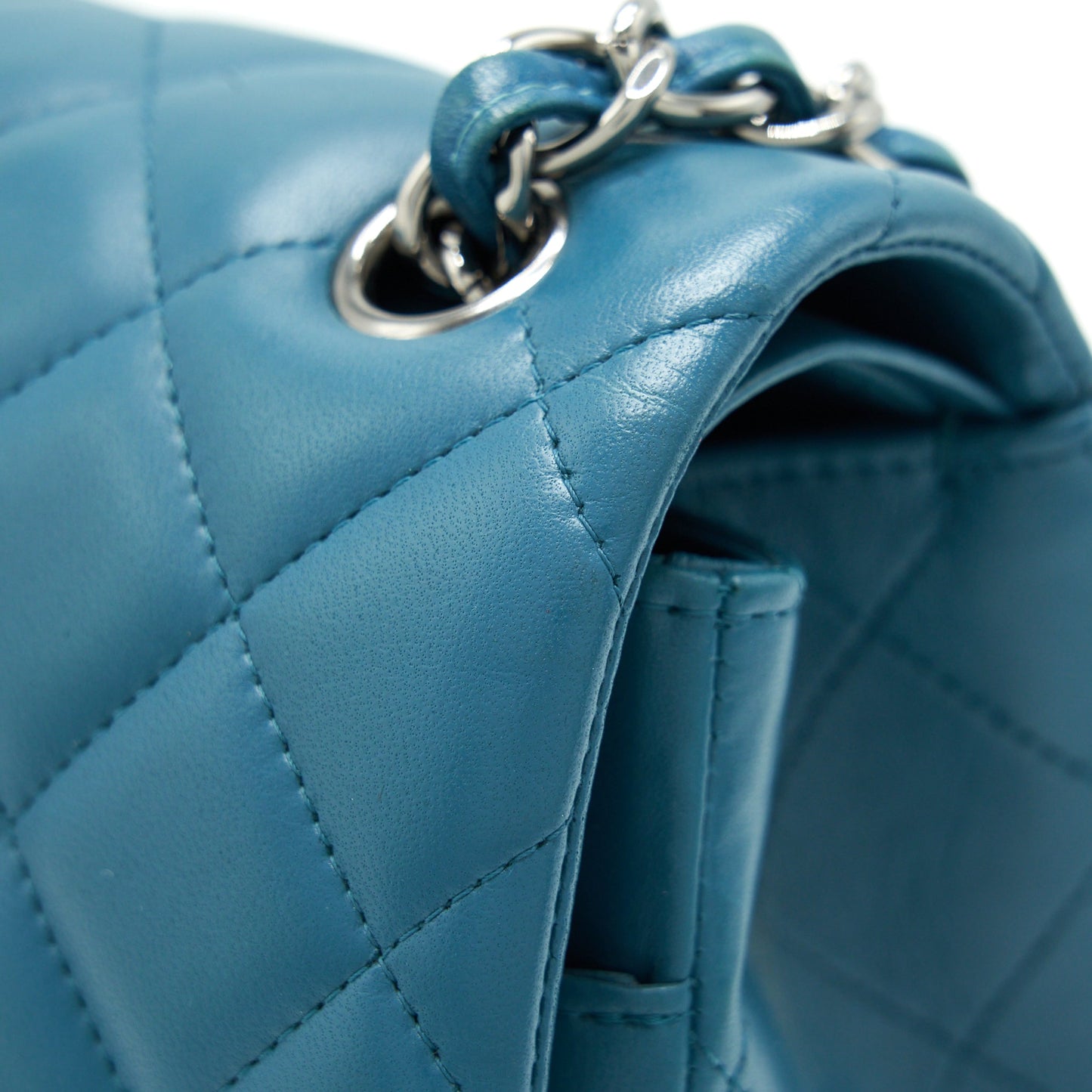Chanel Jumbo Classic Double Flap Bag Lambskin Green