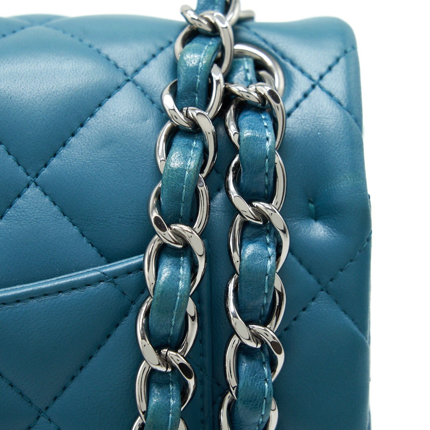 Chanel Jumbo Classic Double Flap Bag Lambskin Green