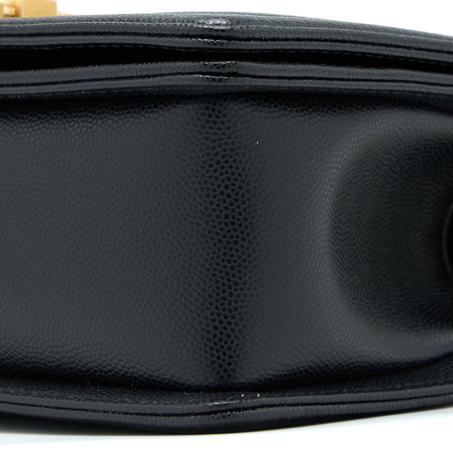 Chanel Small Boy Bag Caviar Black  (Microchip )