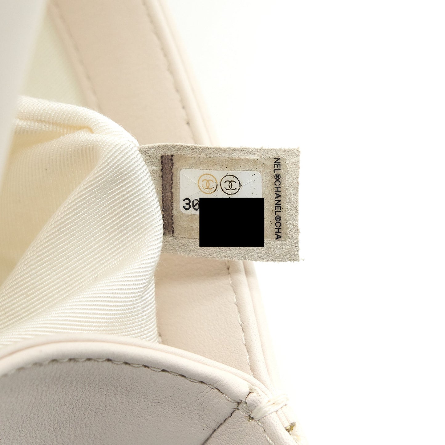 Chanel Small Boy Chanel Calfskin white