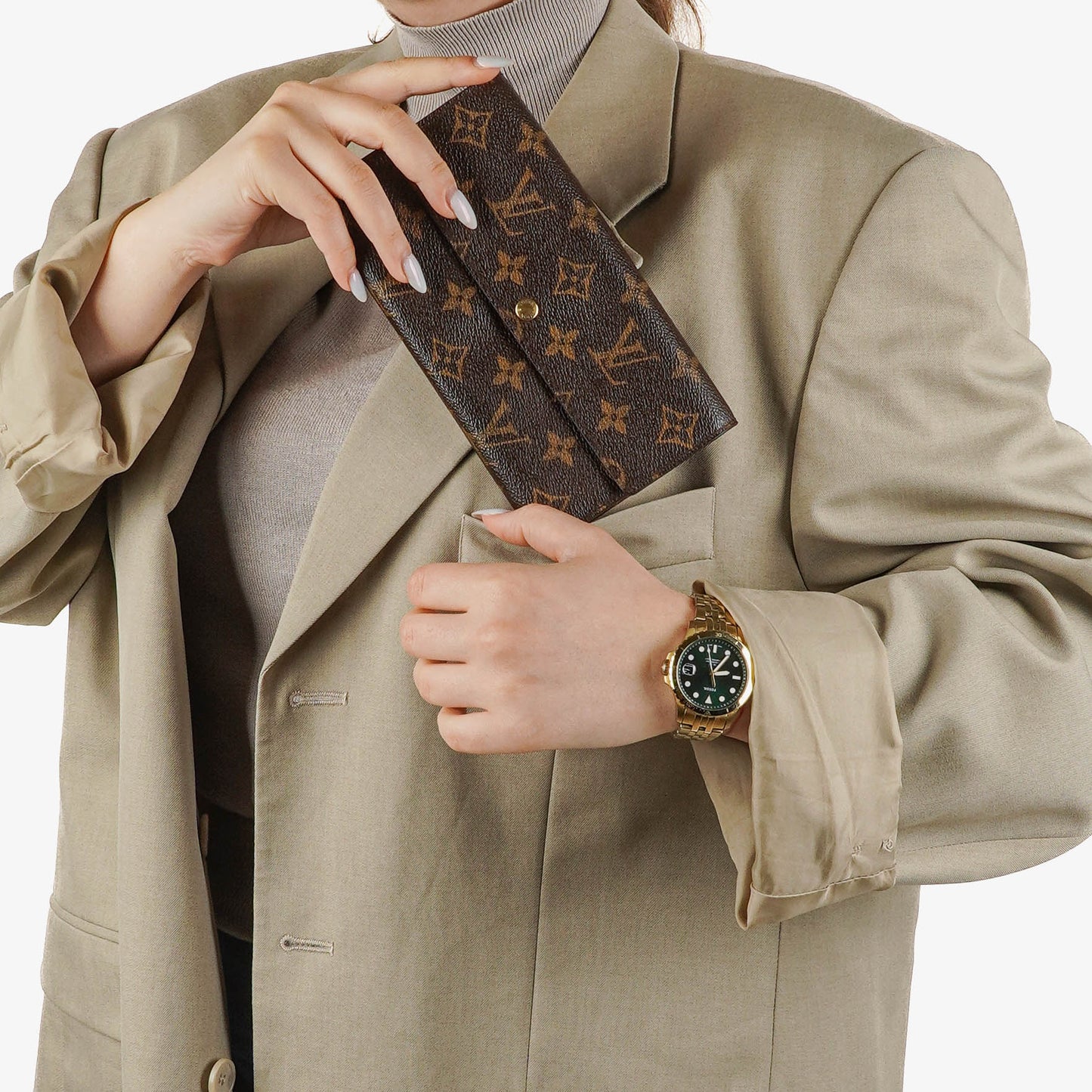 Louis Vuitton Sarah Monogram Canvas Wallet