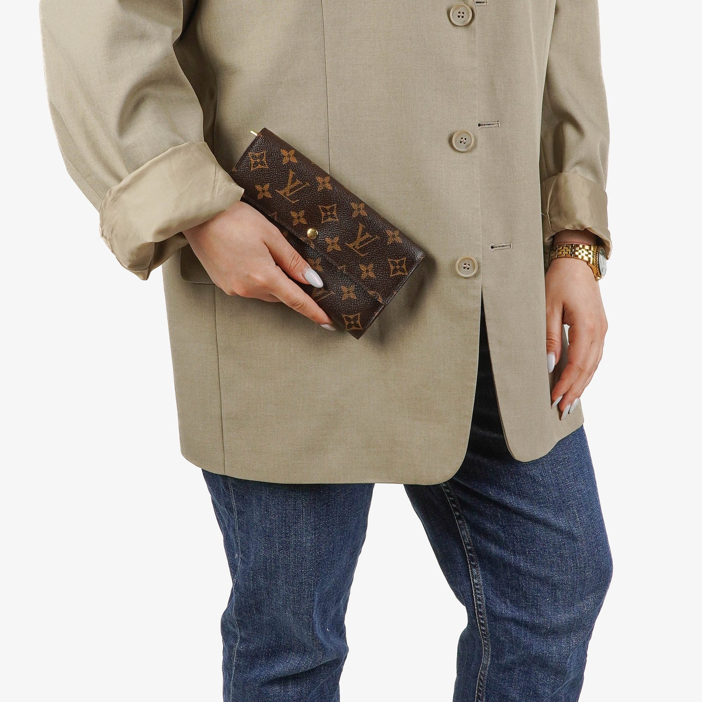 Louis Vuitton Sarah Monogram Canvas Wallet