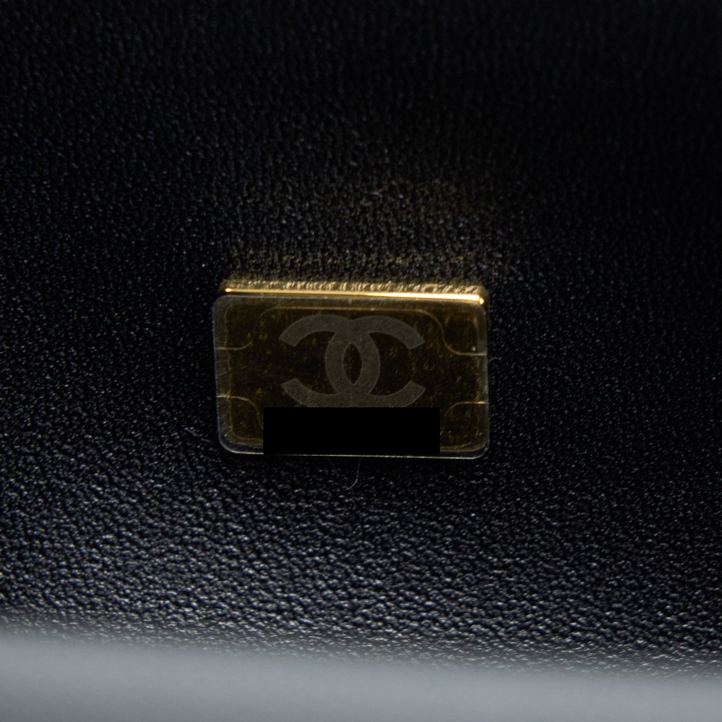 Chanel Small Boy Bag Caviar Black  (Microchip )
