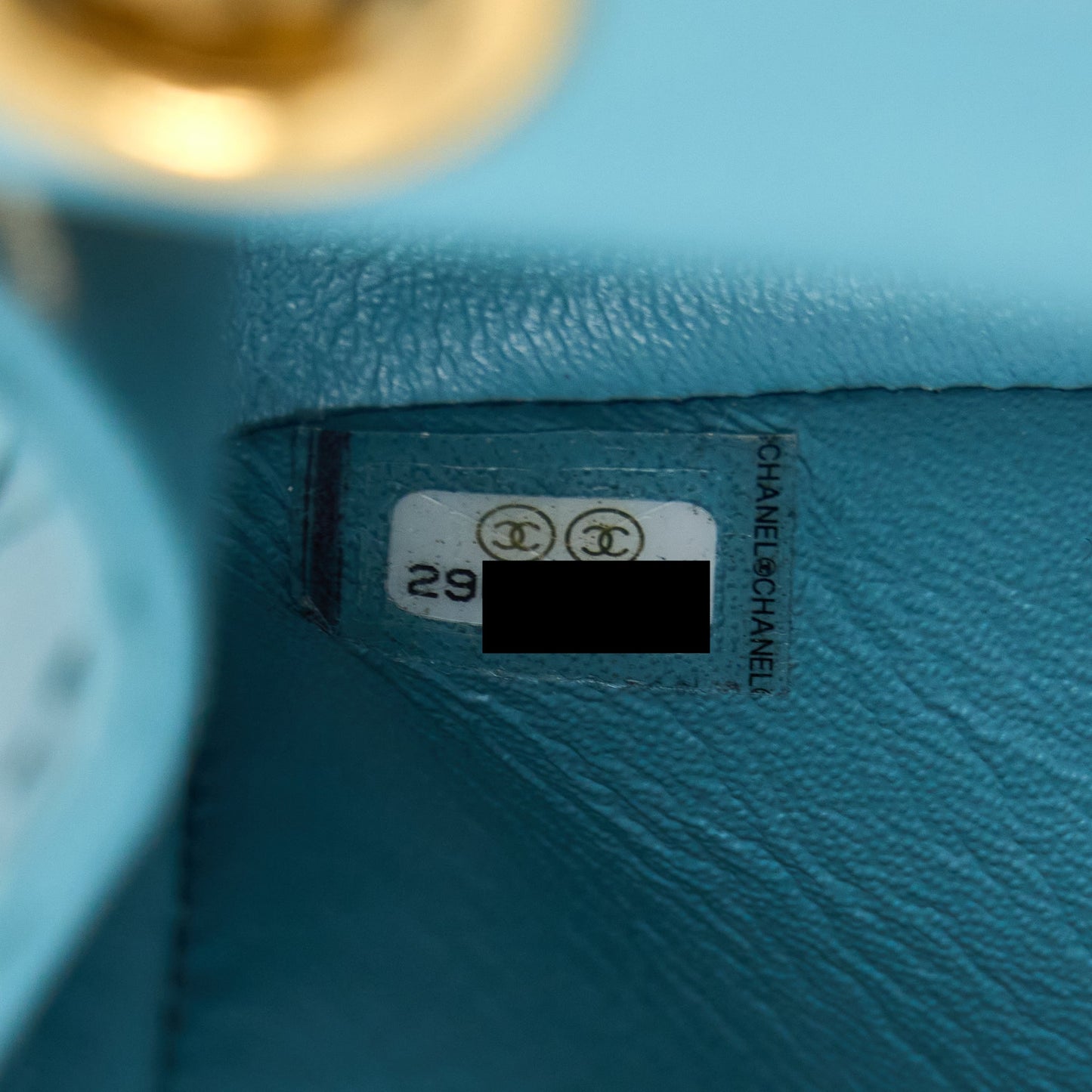 Chanel Mini 2.55 Reissue Flap Bag Aged Calfskin Light Blue