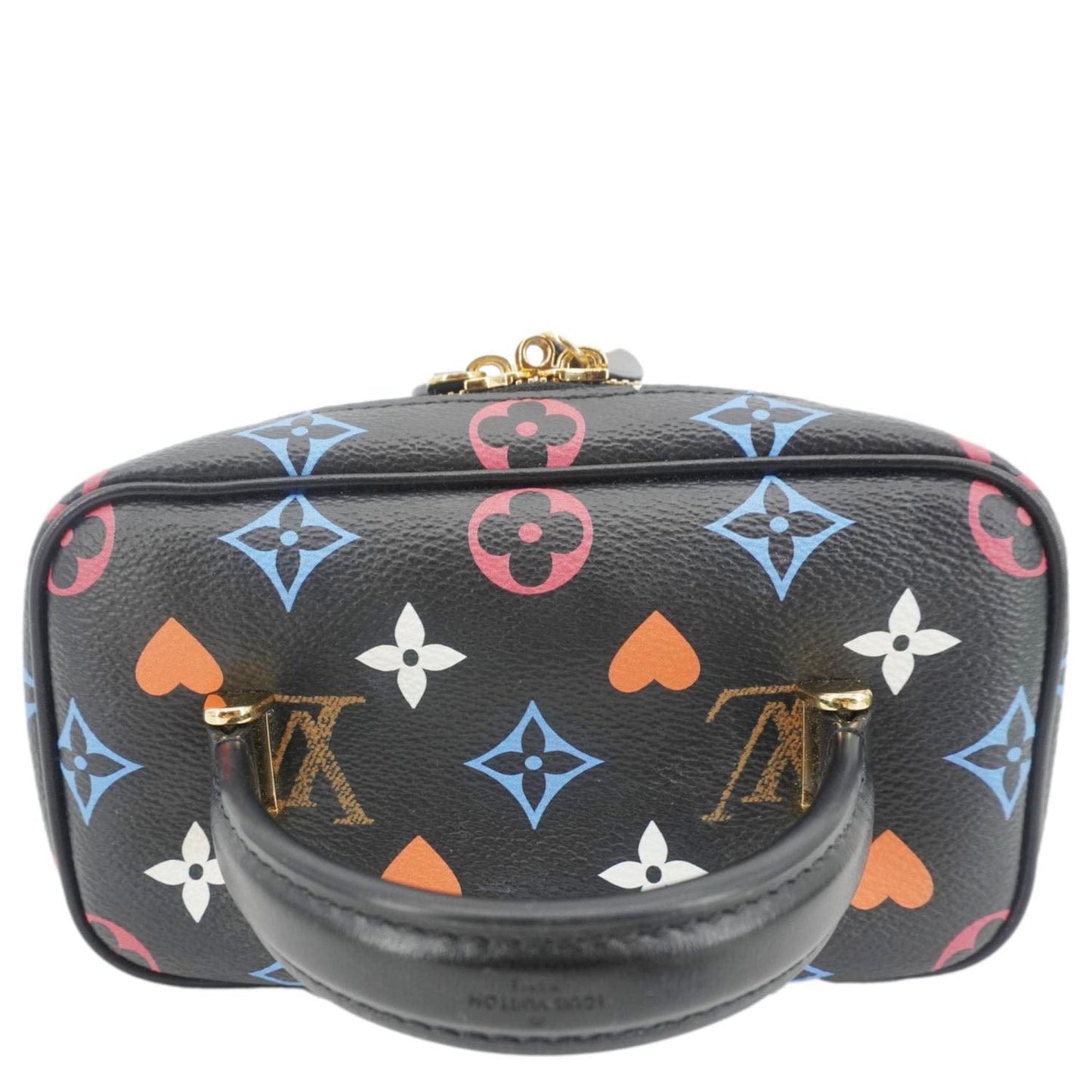 LOUIS VUITTON Game On Vanity PM Monogram Canvas Shoulder Bag Black