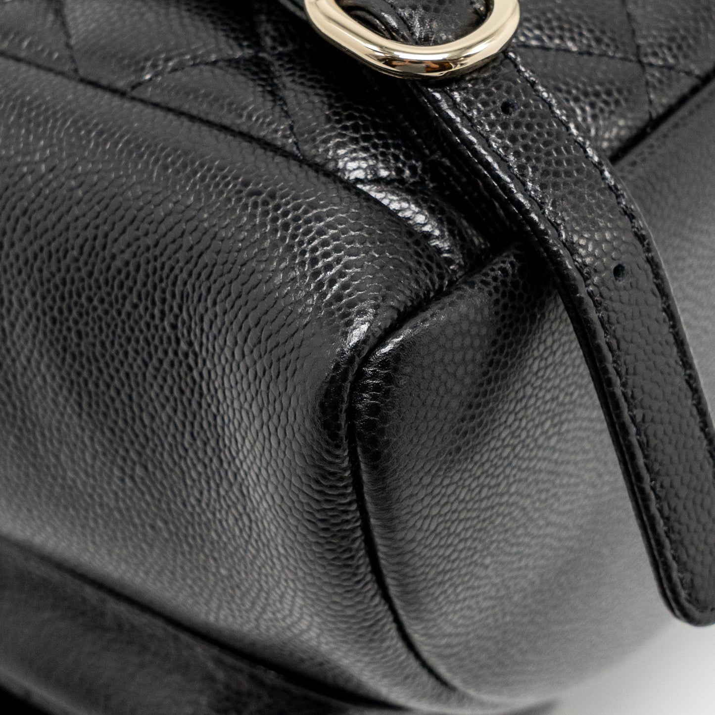Chanel Triple Pack Duma Backpack Caviar Black L (Microchip)