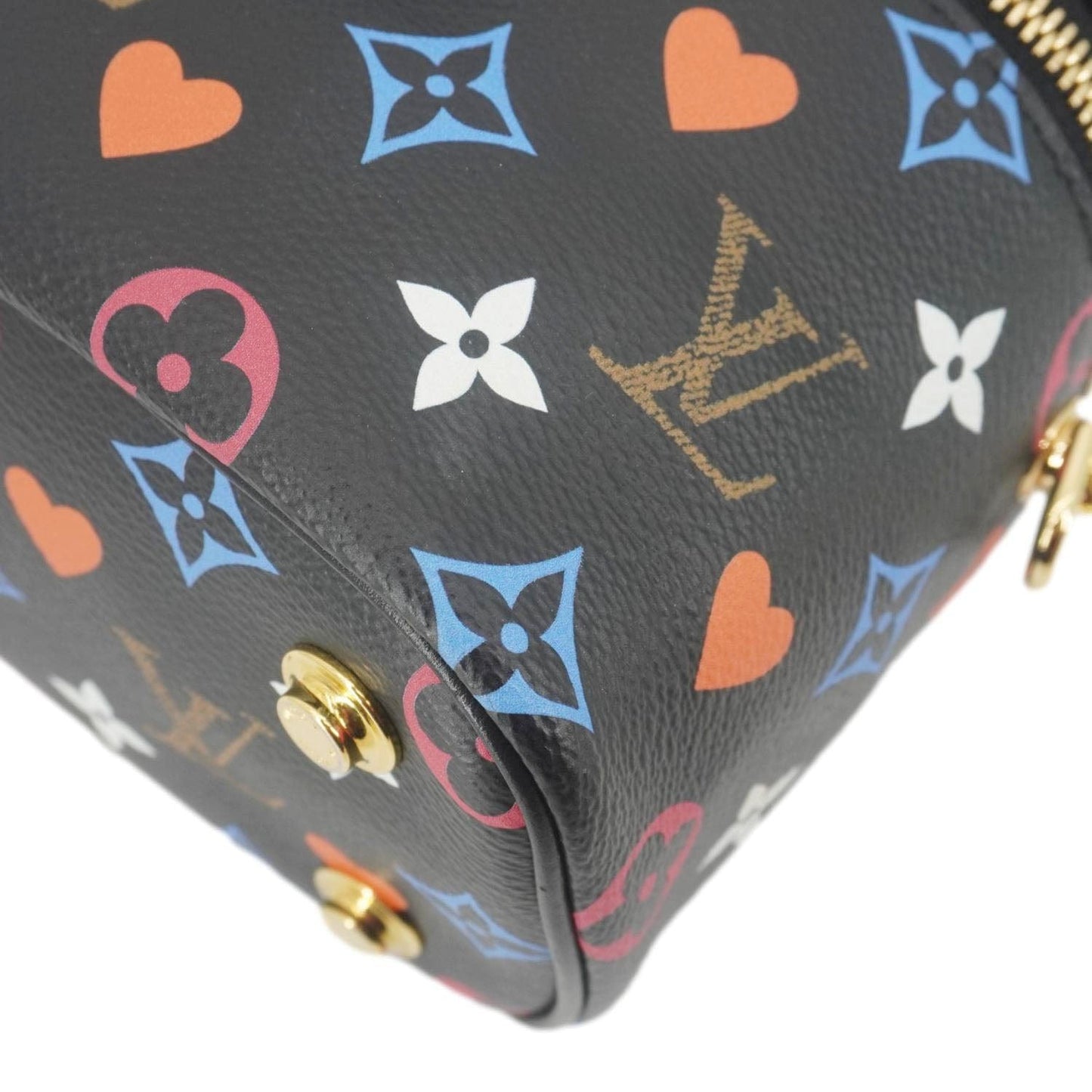 LOUIS VUITTON Game On Vanity PM Monogram Canvas Shoulder Bag Black