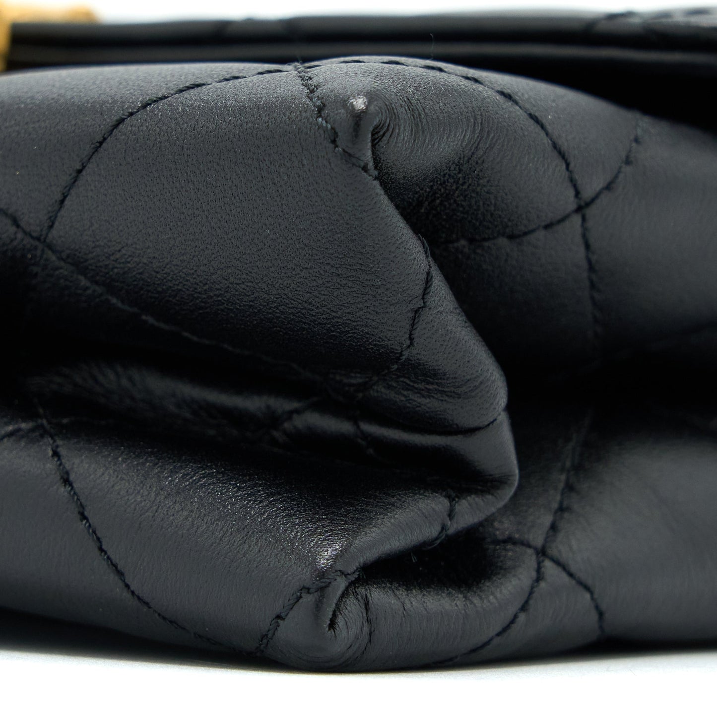 Chanel 22S Seasonal Flap Bag Calfskin Black Brushed