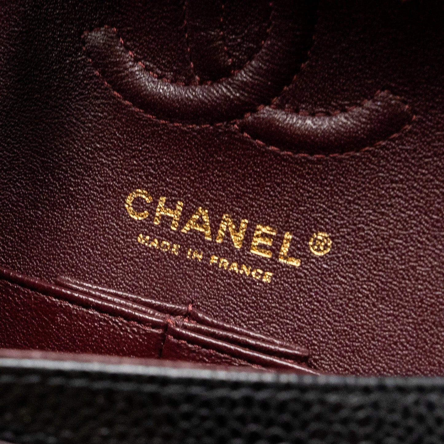 Chanel Small classic double flap bag caviar black