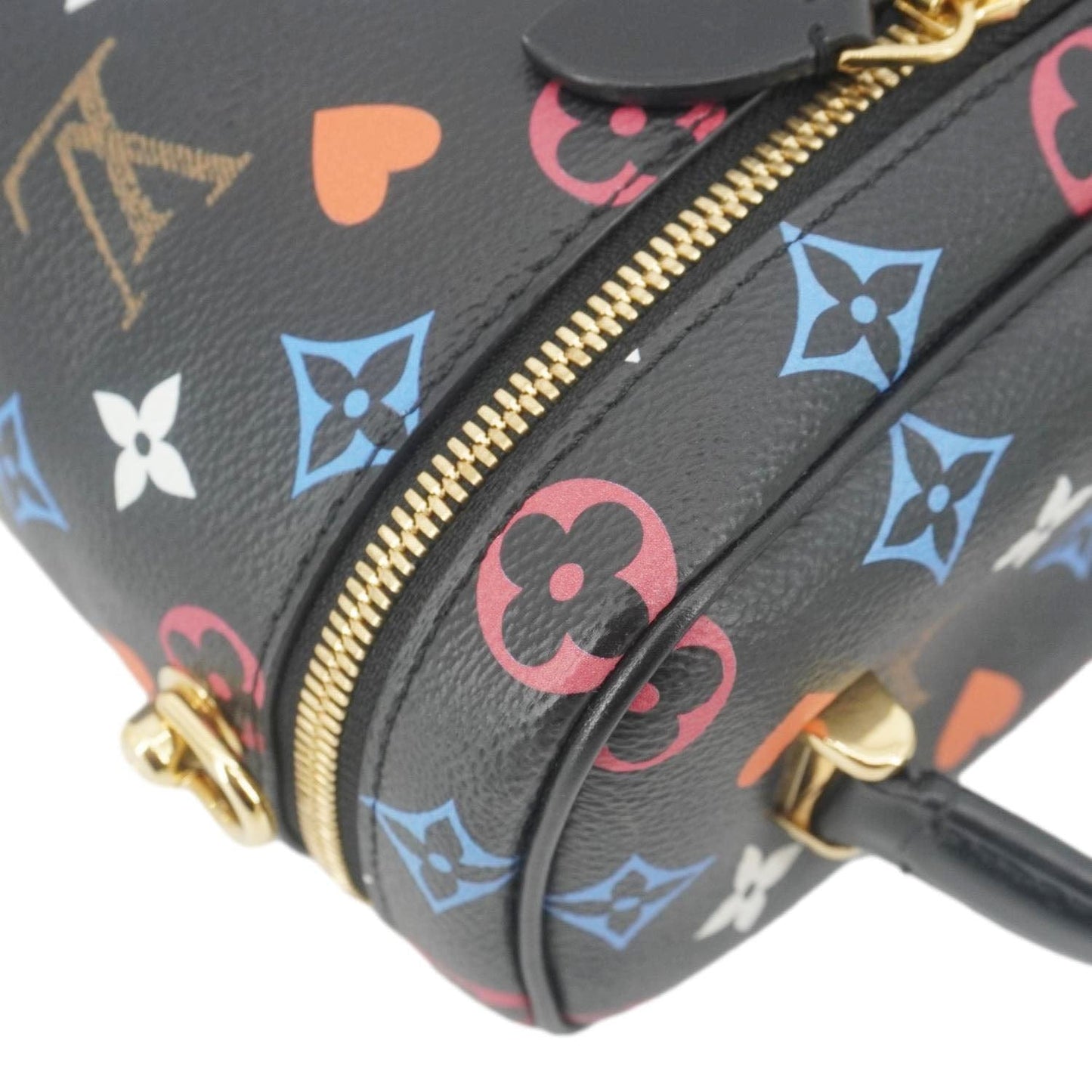 LOUIS VUITTON Game On Vanity PM Monogram Canvas Shoulder Bag Black