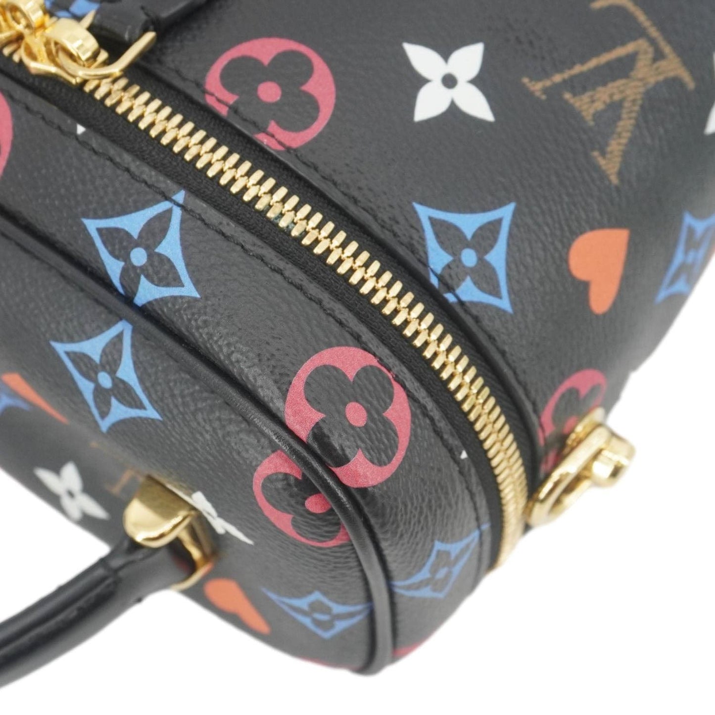 LOUIS VUITTON Game On Vanity PM Monogram Canvas Shoulder Bag Black