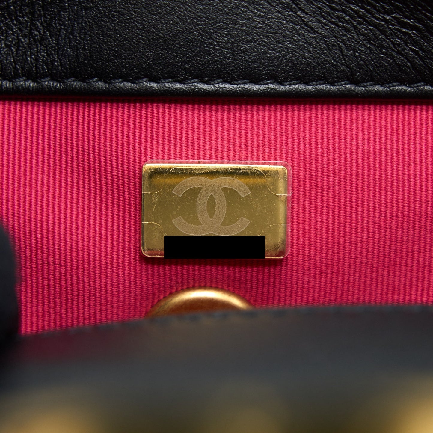Chanel 22S Seasonal Flap Bag Calfskin Black Brushed