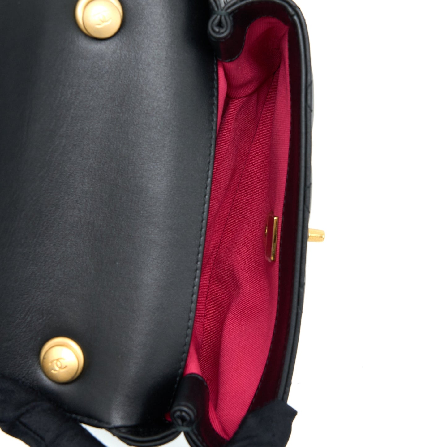 Chanel 22S Seasonal Flap Bag Calfskin Black Brushed