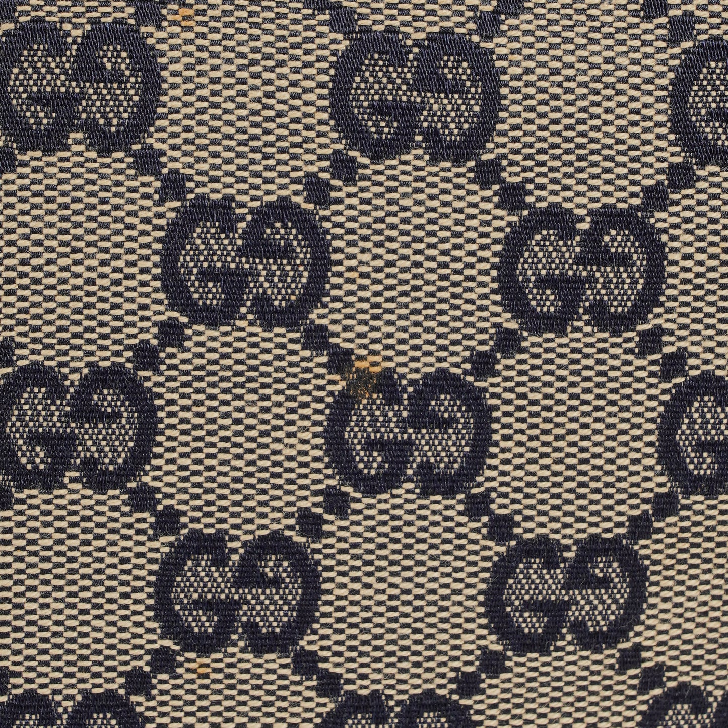 Gucci Charmy Navy GG Canvas Sherry Line Hobo Bag