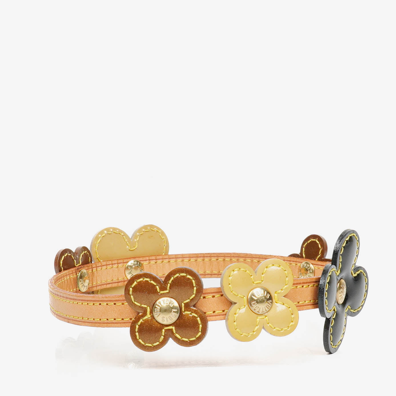 Louis Vuitton Monogram Vernis Lexington Multicolour Fleurs Wrap Bracelet