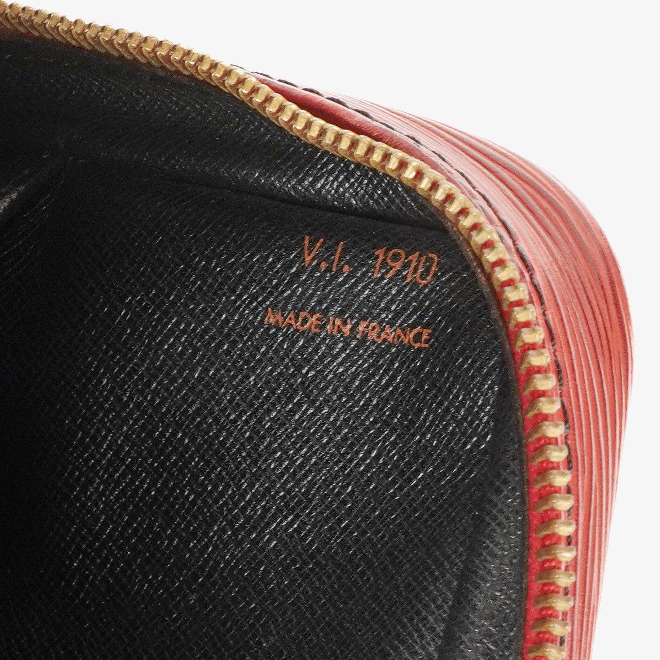 Louis Vuitton Porte-Documents Voyage Red EPI Leather Briefcase