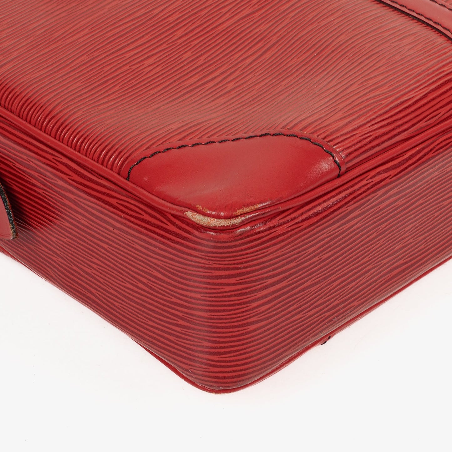 Louis Vuitton Porte-Documents Voyage Red EPI Leather Briefcase
