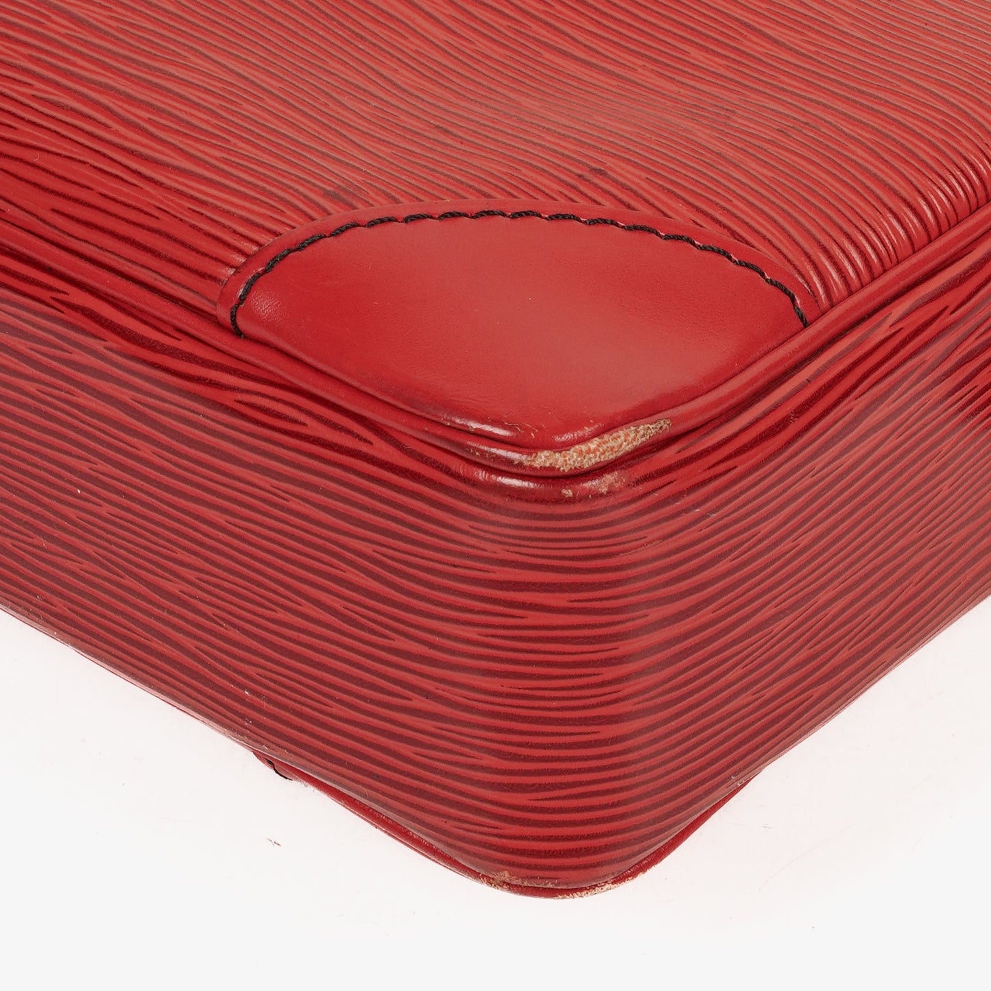 Louis Vuitton Porte-Documents Voyage Red EPI Leather Briefcase