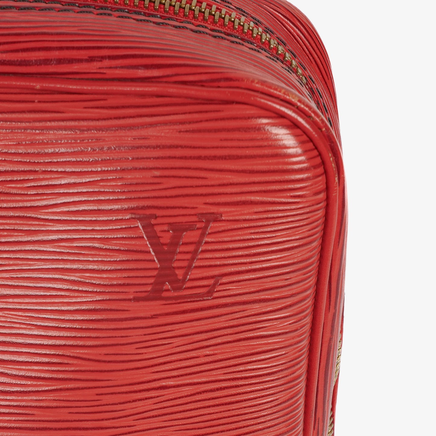 Louis Vuitton Porte-Documents Voyage Red EPI Leather Briefcase