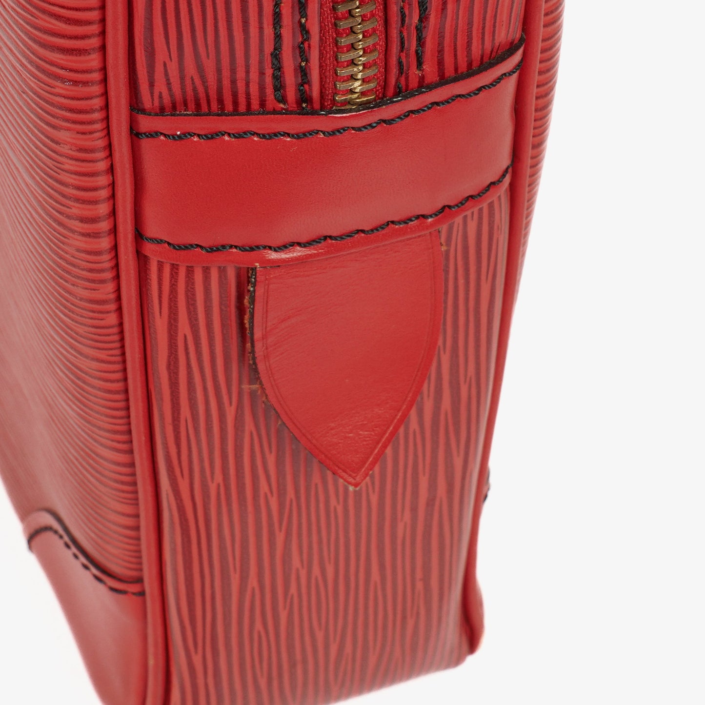 Louis Vuitton Porte-Documents Voyage Red EPI Leather Briefcase