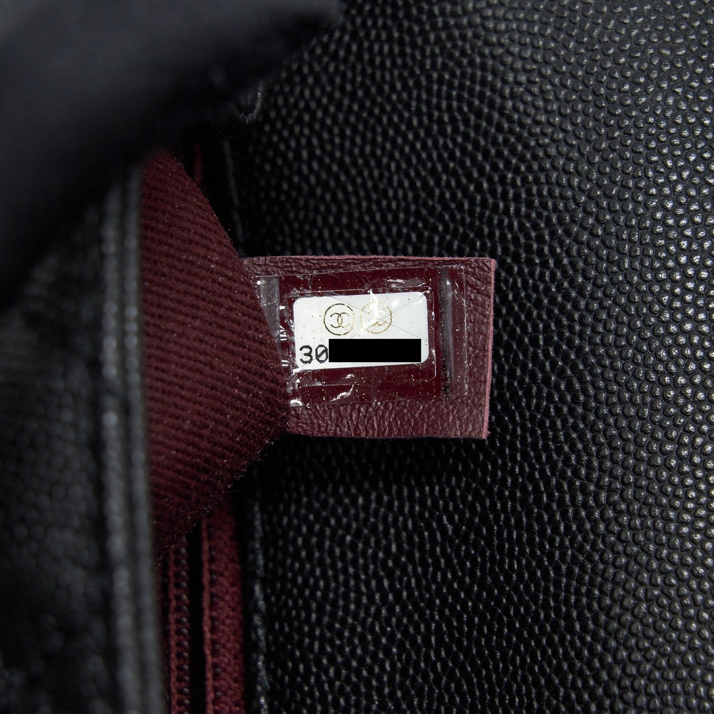 Chanel Coco Handle Extra Mini Black Embossed Handle L
