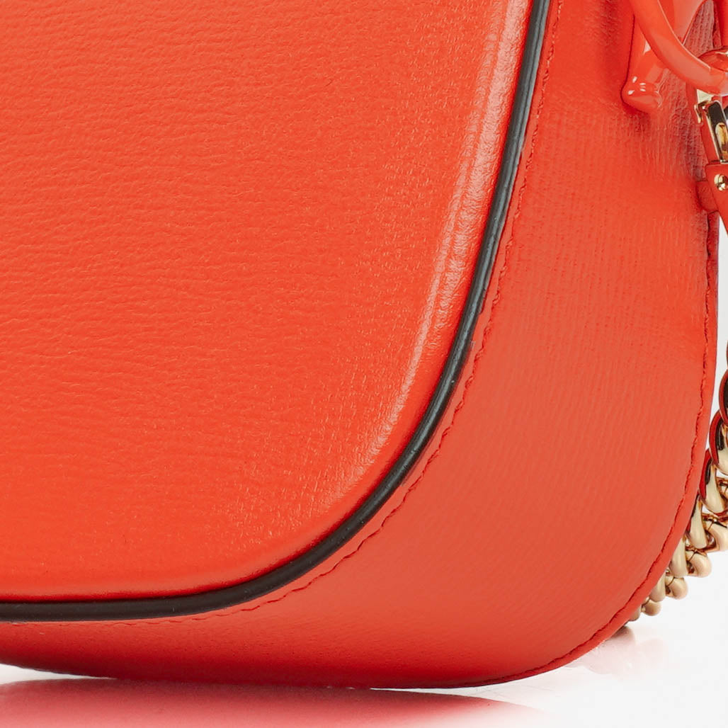 Gucci Orange Horsebit 1955 Flap Mini Shoulder Bag