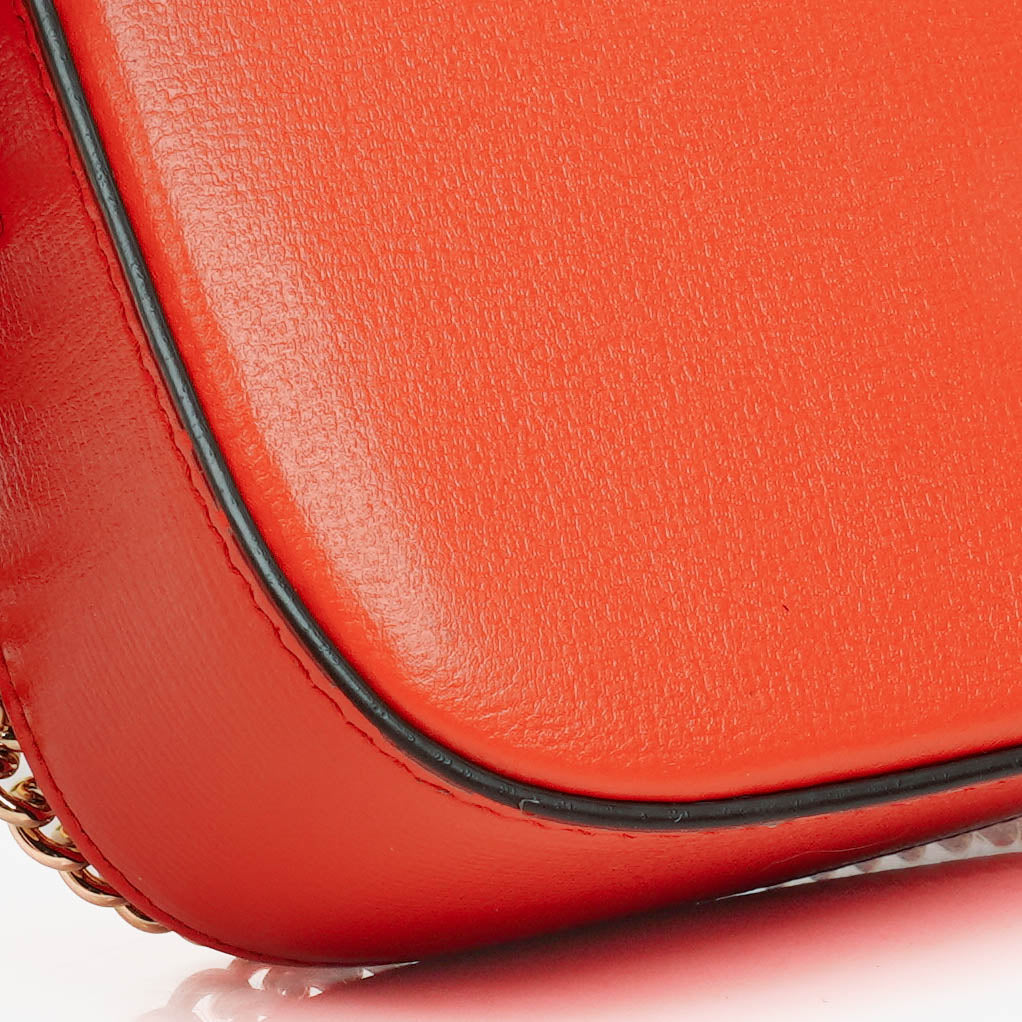 Gucci Orange Horsebit 1955 Flap Mini Shoulder Bag