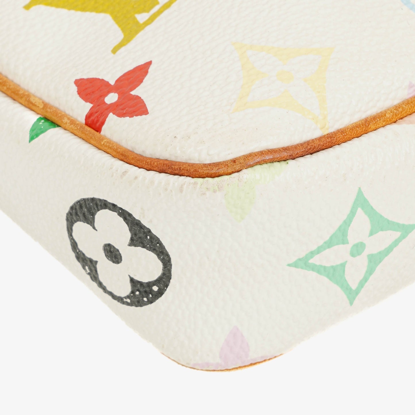 Louis Vuitton Takashi Murakami Pochette Accessoire Multicolor Clutch Handbag