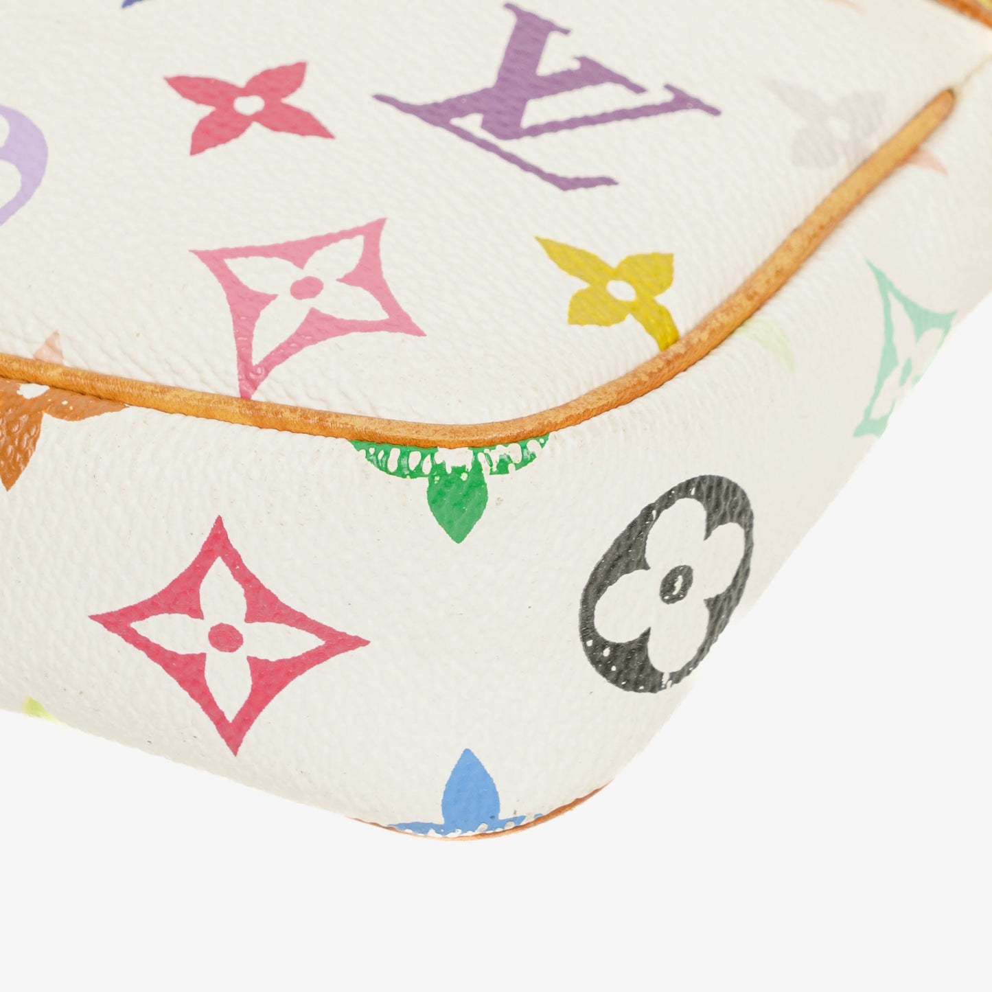 Louis Vuitton Takashi Murakami Pochette Accessoire Multicolor Clutch Handbag