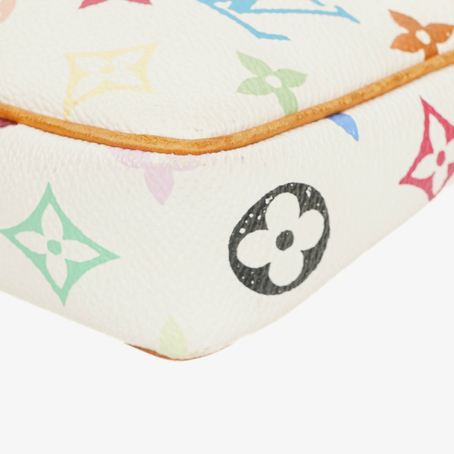 Louis Vuitton Takashi Murakami Pochette Accessoire Multicolor Clutch Handbag