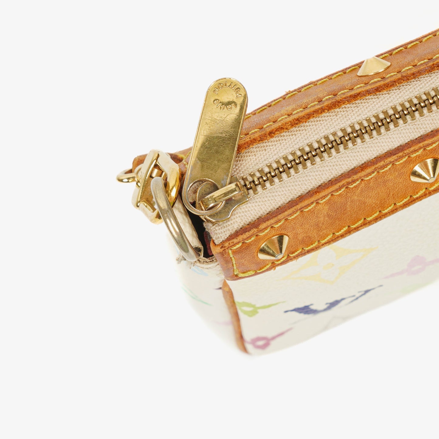 Louis Vuitton Takashi Murakami Pochette Accessoire Multicolor Clutch Handbag