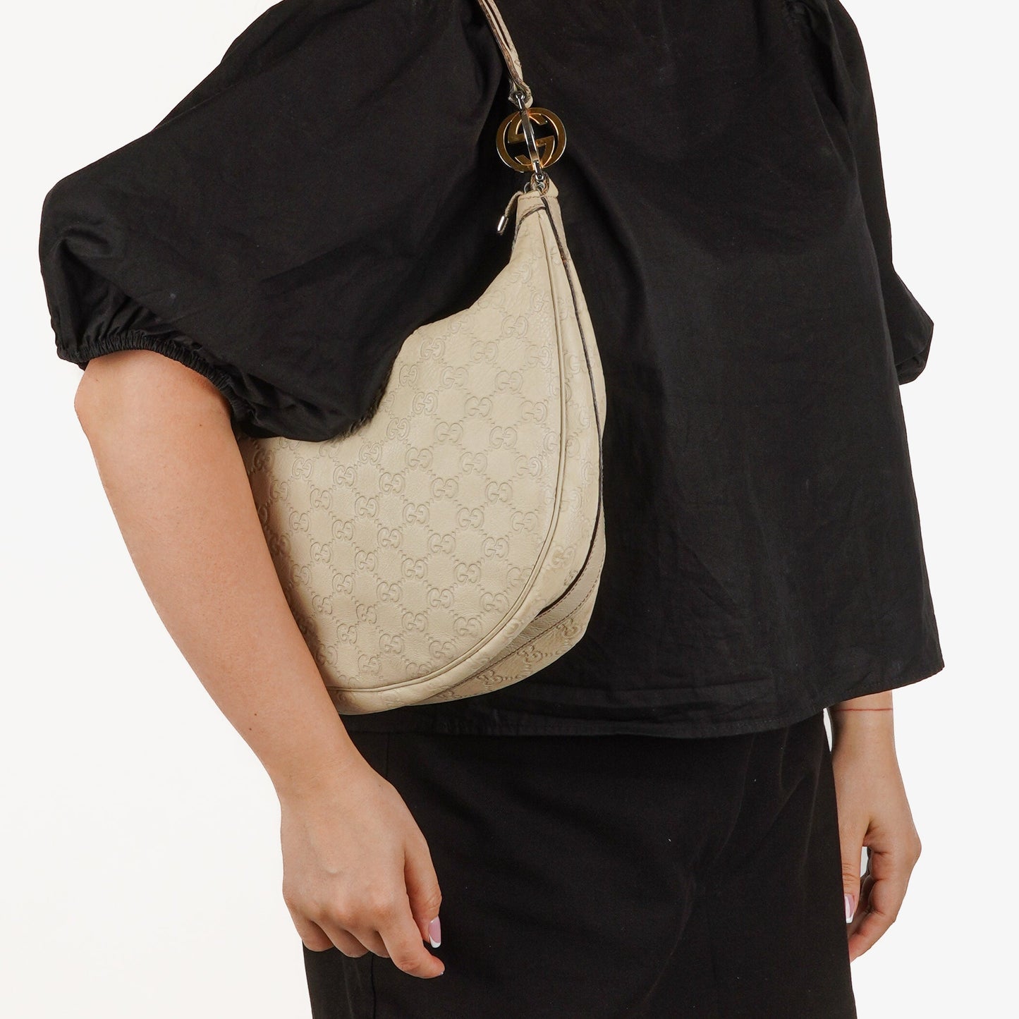 Gucci Guccissima Twins Hobo Bag