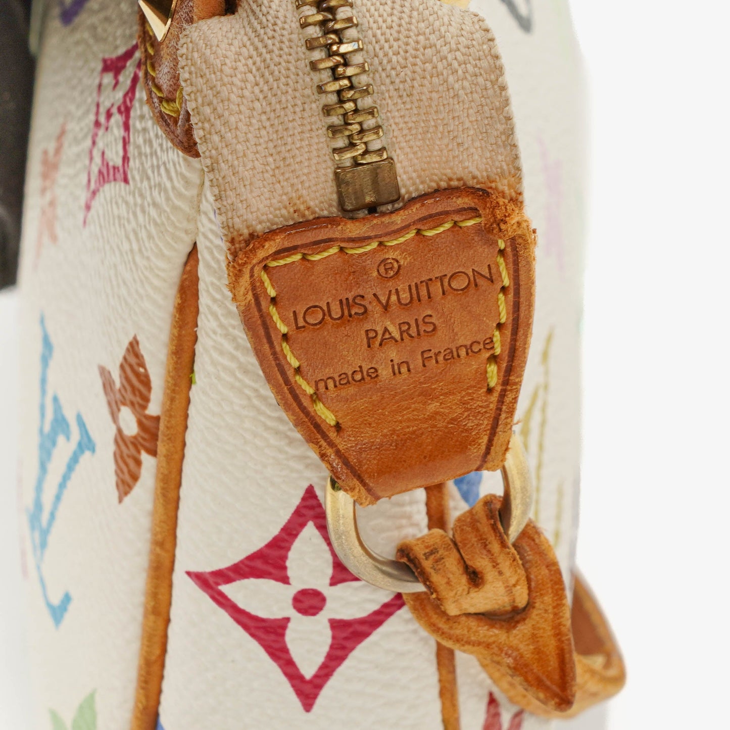 Louis Vuitton Takashi Murakami Pochette Accessoire Multicolor Clutch Handbag