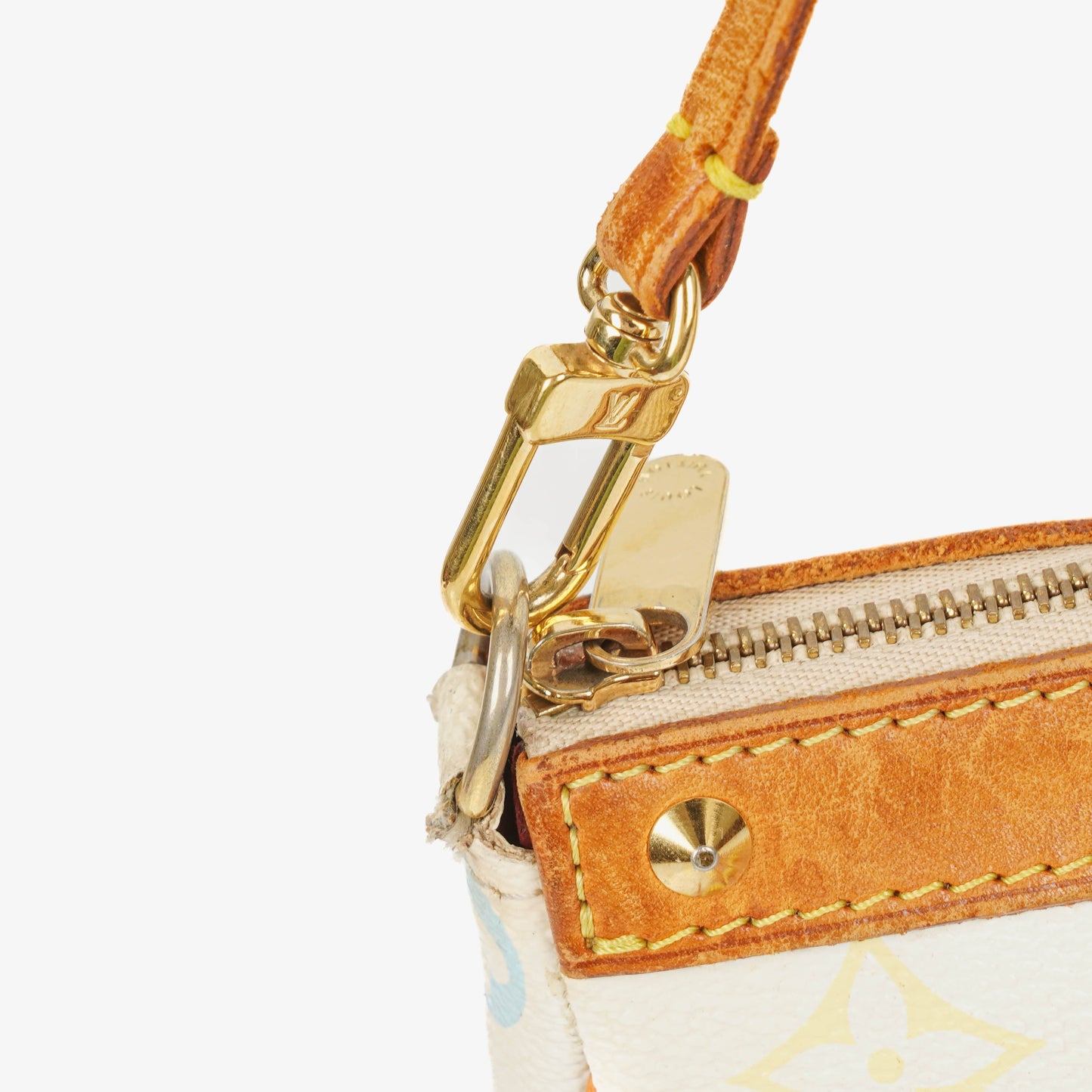 Louis Vuitton Takashi Murakami Pochette Accessoire Multicolor Clutch Handbag