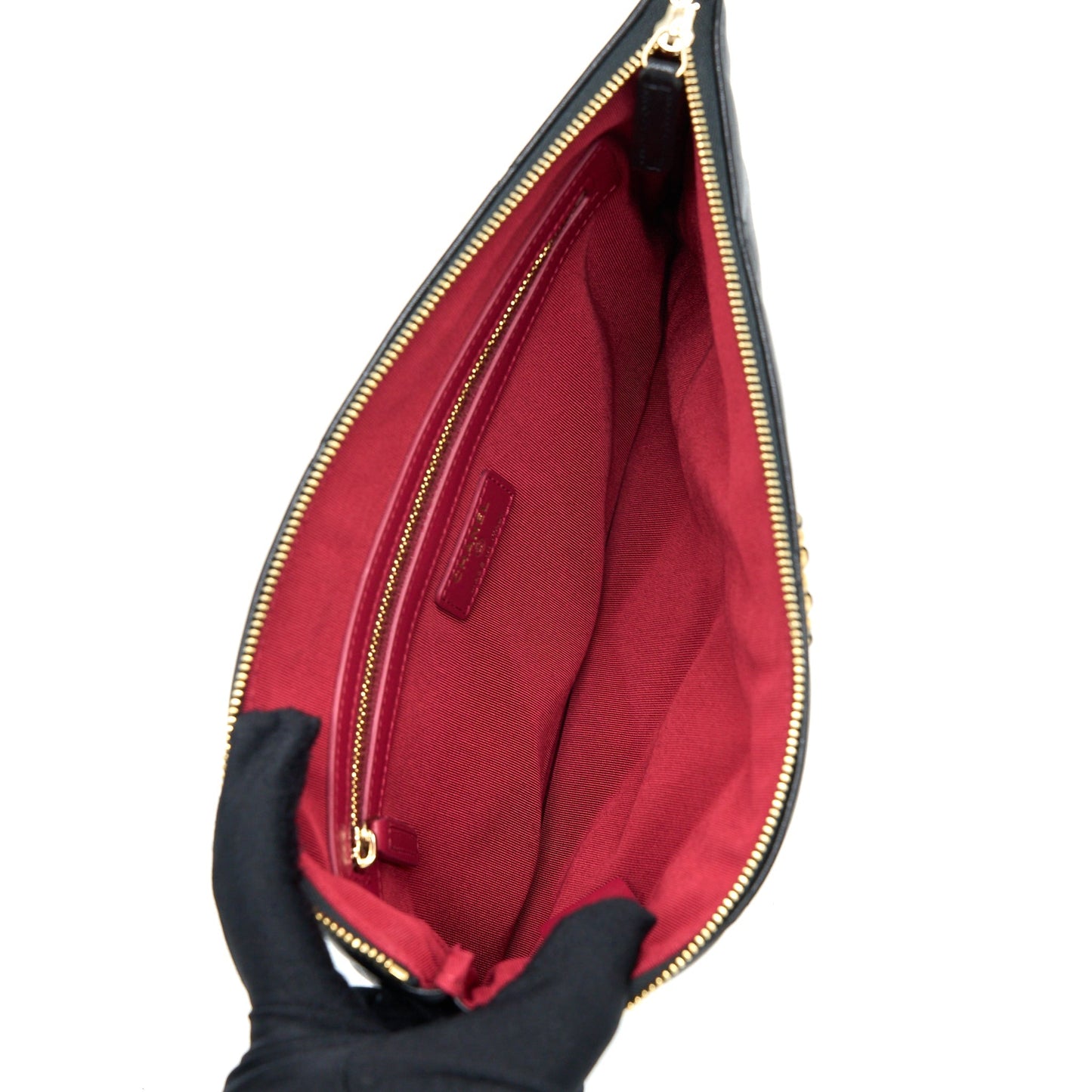 Chanel 19 Clutch Lambskin Black